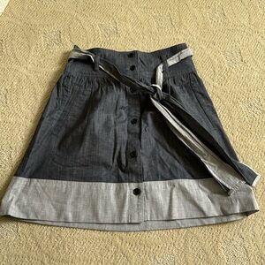 Theory Chambray Skirt